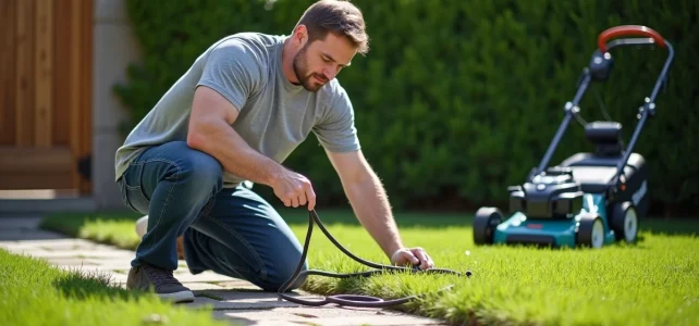 Astuces pratiques pour utiliser un fil électrique lors de la tonte de votre pelouse